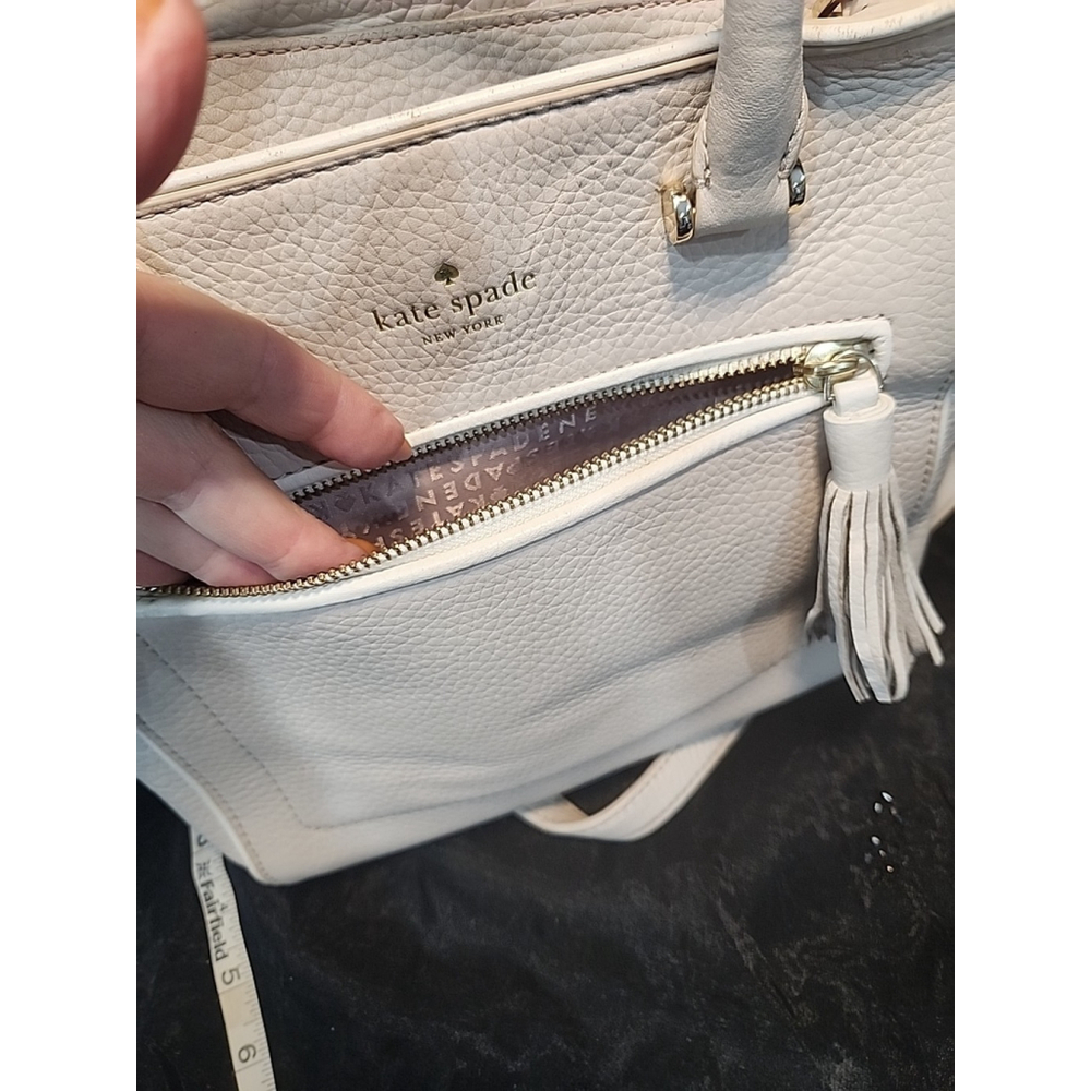 Kate Spade Chester Street Cream White Crossbody Tote - Picture 13 of 16